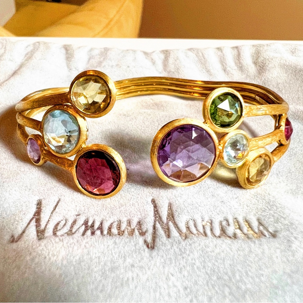 Marco Bicego 18K Yellow Gold Gemstone Bangle